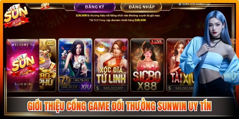 Giới thiệu cổng game đổi thưởng Sunwin uy tín
