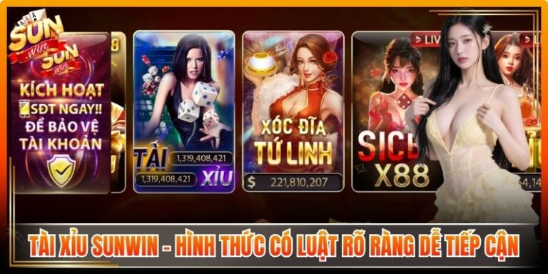 Tài Xỉu Sunwin - Hình Thức Có Luật Rõ Ràng Dễ Tiếp Cận 2 Tài Xỉu Sunwin